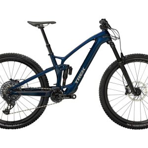 VTT Électrique Tout-Suspendu Trek Fuel EXe 9.8 Sram GX Eagle AXS 12V 360 Wh 29 » Bleu Mulsanne 2023