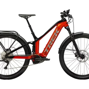 VTT Électrique Tout-Suspendu Trek Powerfly FS 4 EQ Shimano Deore 10V 625 Wh 27.5 » Rouge Lave / Noir Gén 3