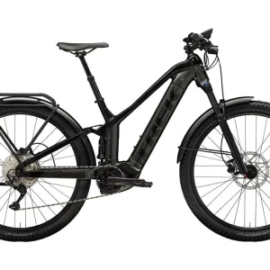 VTT Électrique Tout-Suspendu Trek Powerfly FS 4 EQ Shimano Deore 10V 625 Wh 27.5 » Gris Foncé / Noir Gén 3