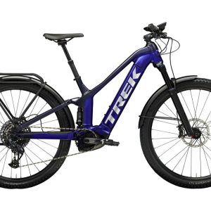 VTT Électrique Tout-Suspendu Trek Powerfly FS 9 EQ Sram GX Eagle AXS 12V 625 Wh 27.5 » Bleu Gén 3