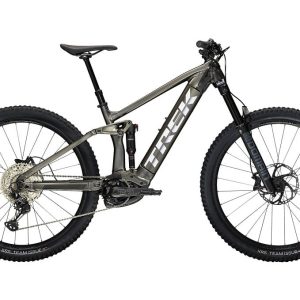 VTT Électrique Tout-Suspendu Trek Rail 7 Shimano SLX / XT 12V 625 Wh 29 » Gris Mercure / Noir 2023
