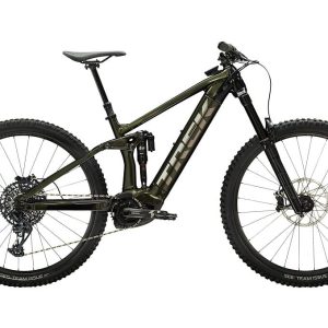 VTT Électrique Tout-Suspendu Trek Rail 9 Sram GX Eagle 12V 625 Wh 29 » Vert Olive / Noir 2023