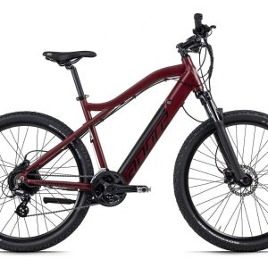 VTT semi rigide électrique Adore Enforce 27.5&Prime; Rouge 250 Watt Li-Ion 36V/14 Ah/504 24 vitesses