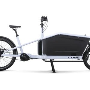 Vélo Cargo Électrique Cube Cargo Dual Hybrid 1000 Enviolo Cargo 1000 Wh 20/27.5 » Blanc Flash 2023