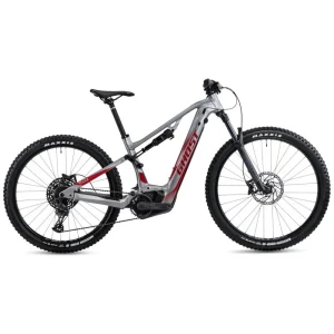 Vélo Électrique VTT Ghost E-ASX 130 Universal – 29/27.5+ » – 2022 – light grey / riot red