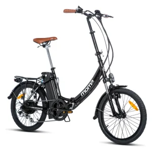 Vélo Pliant Electrique Moma Bikes E-20.2 Shimano 7v Noir