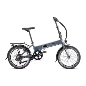 Vélo Pliant Electrique Popal E-Folt 2.0 – Moteur Roue Arrière – 380Wh – Gris