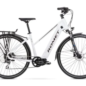Vélo Trekking Electrique 28 Femme – ROMET – Ert 201 – BLANC