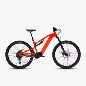 Vélo VTT électrique tout suspendu 29&Prime; Rockrider E-EXPL 520 S Rouge