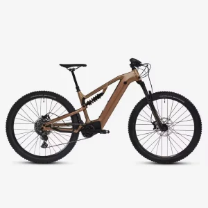 Vélo VTT électrique tout suspendu 29&Prime; Rockrider E-EXPL 700 S Cuivre