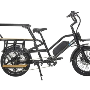Vélo cargo électrique longtail E-MOG noir 840WH 20&prime; Bafang 250W