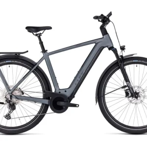 Vélo de Ville Électrique Cube Kathmandu Hybrid Pro 750 Shimano Deore 11V 750 Wh 700 mm Gris Flash 2023