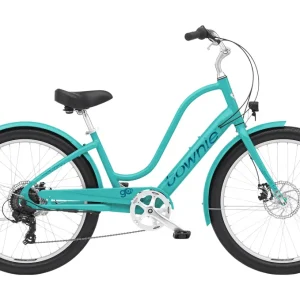 Vélo de Ville Électrique Electra Townie Go! 7D EQ Shimano Tourney 7V 250 Wh 26 » Bleu Tahiti 2022