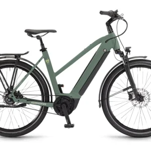 Vélo de Ville Électrique Femme Winora Sinus R8f Eco Shimano Nexus 8V 500 Wh 650b Vert 2023