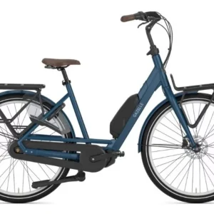 Vélo de Ville Électrique Gazelle Bloom C7 HMS Single Speed 630 Wh Bleu Mallard 2022