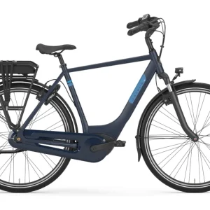 Vélo de Ville Électrique Gazelle Paris C7 HMB Shimano Nexus 7V 400 Wh 700 mm Bleu Marine 2023