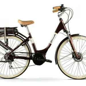 Vélo de Ville Électrique Granville E-Premium Shimano Acera 8V 300 Wh 700 mm Bordeaux 2022