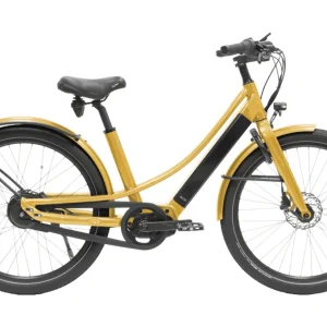 Vélo de Ville Électrique Reine Bike Cadre Bas Connecté Enviolo City CT 504Wh 26 » Or 2022
