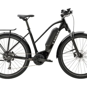 Vélo de Ville Électrique Trek Allant+ 5 Stagger Shimano Altus 9V 725 Wh 650b Noir 2023