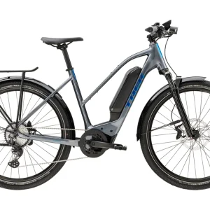 Vélo de Ville Électrique Trek Allant+ 6 Stagger Shimano Deore 10V 545 Wh 650b Gris / Bleu 2023