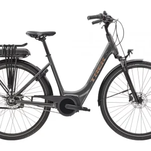 Vélo de Ville Électrique Trek District+ 1 Lowstep 300wh Shimano Nexus 7V Lithium Grey 2022