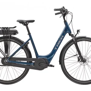 Vélo de Ville Électrique Trek District+ 1 Lowstep Shimano Nexus 7V 400 Wh 700 mm Bleu 2023