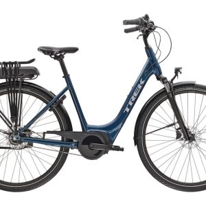 Vélo de Ville Électrique Trek District+ 1 Lowstep Shimano Nexus 7V 500 Wh 700 mm Bleu 2022