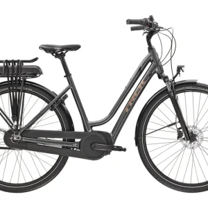 Vélo de Ville Électrique Trek District+ 1 Midstep Shimano Nexus 7V 300 Wh 700 mm Gris Lithium 2023