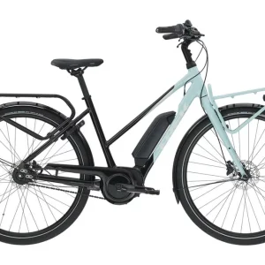 Vélo de Ville Électrique Trek District+ 2 Stagger Shimano Nexus 7V 300wh Noir / Bleu Clair 2023