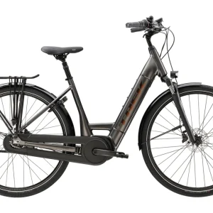 Vélo de Ville Électrique Trek District+ 3 Lowstep Shimano Nexus 7V 400 Wh 700mm Gris Foncé 2023