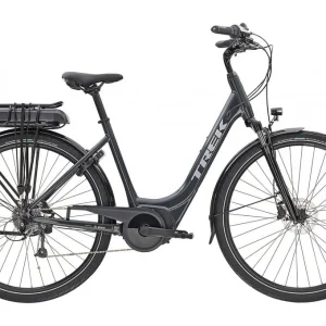 Vélo de Ville Électrique Trek VVerve+ 1 Lowstep Shimano Altus 8V 300 Wh Noir 2022