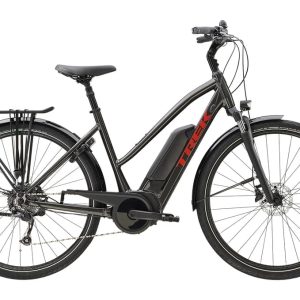 Vélo de Ville Électrique Trek Verve+ 2 Stagger Shimano Acera/Altus 9V 300 Wh Noir 2023
