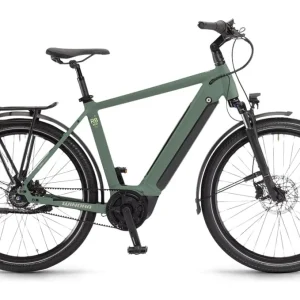Vélo de Ville Électrique Winora Sinus R8f Eco Gents Shimano Nexus 8V 500 Wh 650b Vert 2023