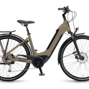 Vélo de Ville Électrique Winora Tria 9 Wave Shimano Alivio 9V 500 Wh 700 mm Café 2023