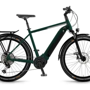Vélo de Ville Électrique Winora Yucatan 10 Gent 27 5 » 630Wh Shimano Deore 10V Vert Emeraude 2022