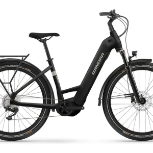 Vélo de Ville Électrique Winora Yucatan X10 Lowstep Shimano U6000 10V 27.5 » 720 Wh Noir Mat 2023