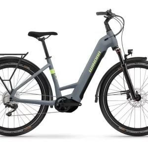 Vélo de Ville Électrique Winora Yucatan X10 Lowstep Shimano U6000 10V 27.5 » 720 Wh Gris 2023