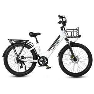 Vélo de trekking électrique Samebike RSA01 500W 26&Prime; City E-bike 14Ah Batterie
