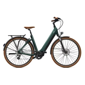 Vélo de ville électrique O2feel iSwan City Boost 6.1 vert