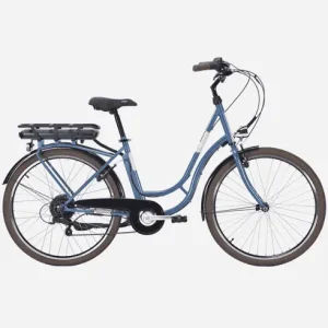 Vélo de ville électrique adulte E-City 50 Bleu NAKAMURA