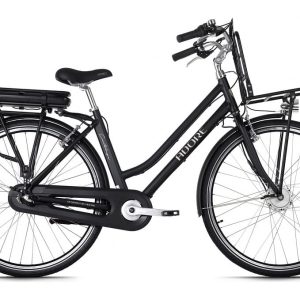 Vélo électrique E-Bike Alu Femme 28 Cantaloupe Noir 36 V/10 4 Ah Adore