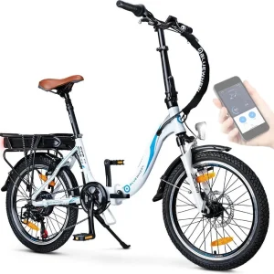 Bluewheel BXB55 e-bike Vélo électrique pliant 7 vitesses Shimano Noir