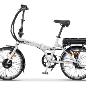 Vélo électrique pliant PUNCH EBIKE PF1 36V-13Ah Gris métallisé