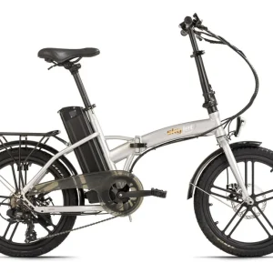 Vélo pliant électrique ADORE 2S argenté skyjet