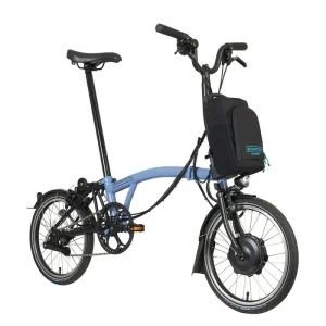 Vélo pliant électrique Brompton Electric C Line Explore – 6 vitesses 2023 bleu