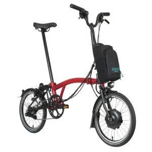 Vélo pliant électrique Brompton Electric C Line Explore – 6 vitesses 2023 rouge