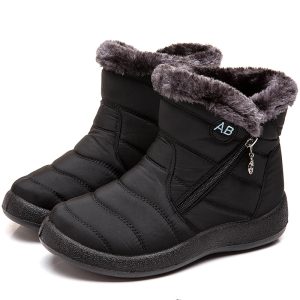 Après-ski femme bottines fourrées à fermeture Éclair