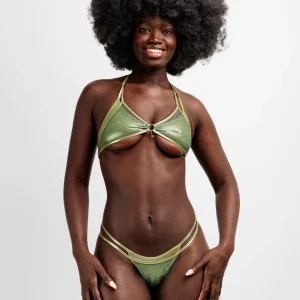 Laricio Triangle Vert métallique