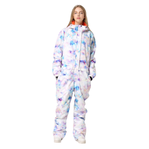 Combinaison de ski femme chaude et colorée