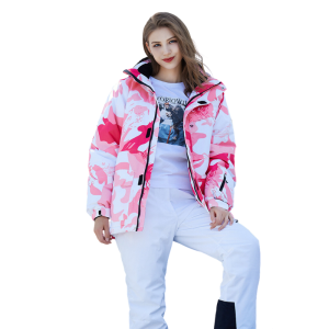 Combinaison de ski femme rose 2 pièces